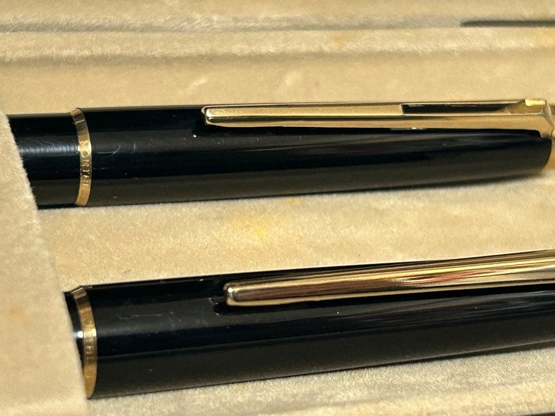 (美品)1970年代MONT BLANC ボールペン 、シャーペンシル黒