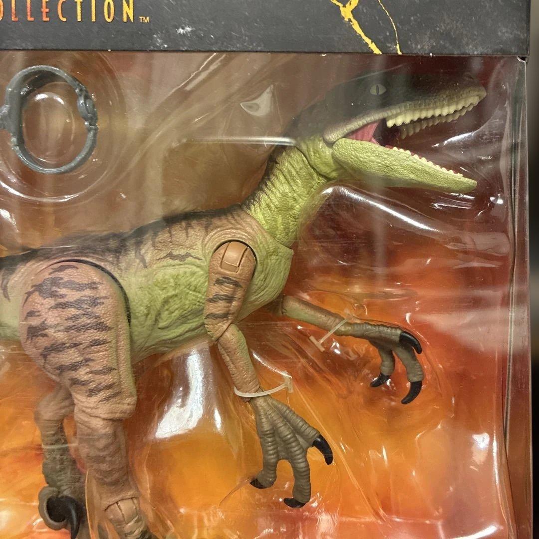 マテル ジュラシックワールド ヴェロキラプトル 4体 アンバー