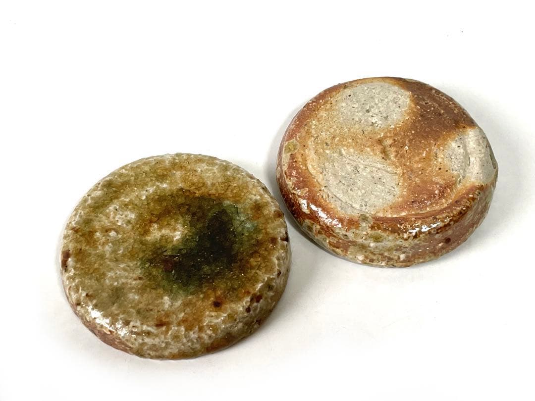 陶芸家　作家物　辻清明　信楽　自然釉　香合　合子　箱なし