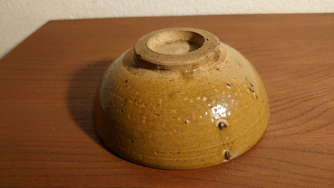 黄瀬戸　抹茶碗　菓子鉢　蔵出し　アンティーク抹茶碗　瀬戸焼　１客