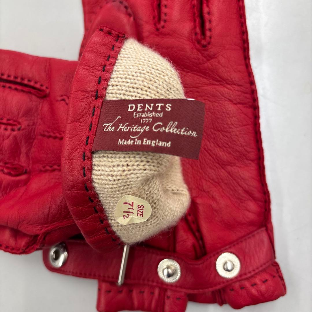 希少】DENTS デンツ レザーグローブ ヘリテージコレクション 7 1/2