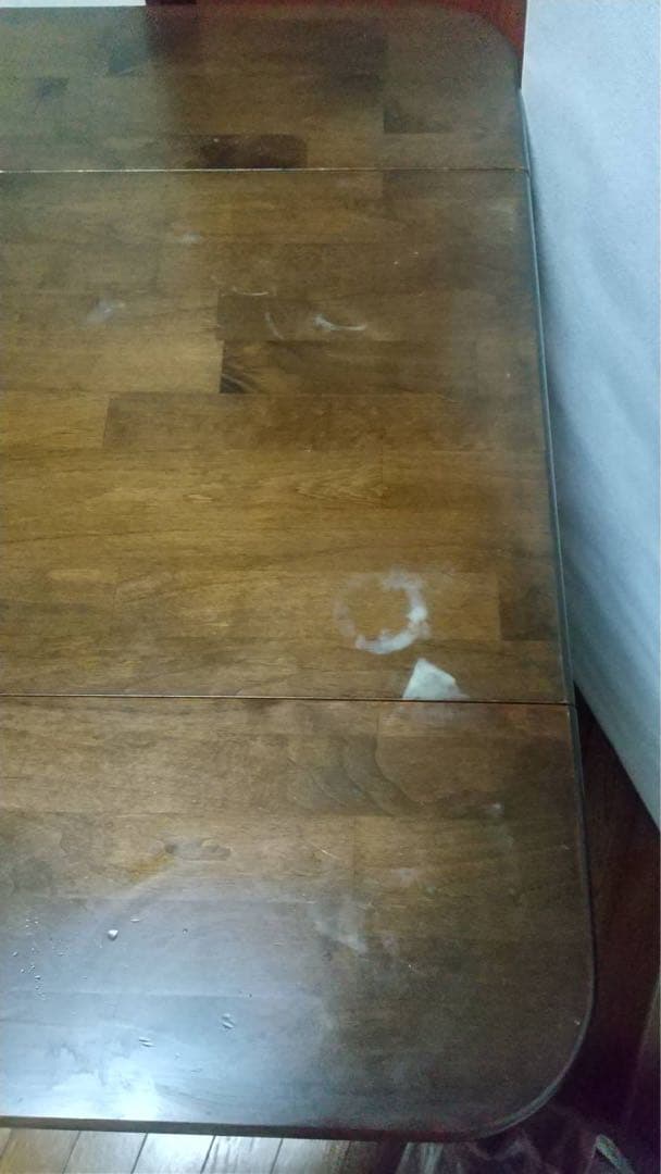 あい　昭和レトロ　アンティーク　バタフライテーブル　収納付