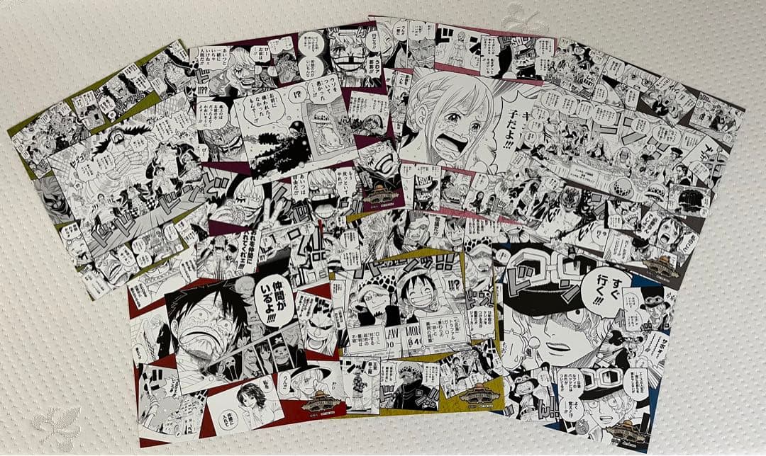 ワンピース 麦わらストア 冒険のあしあとイラストシート