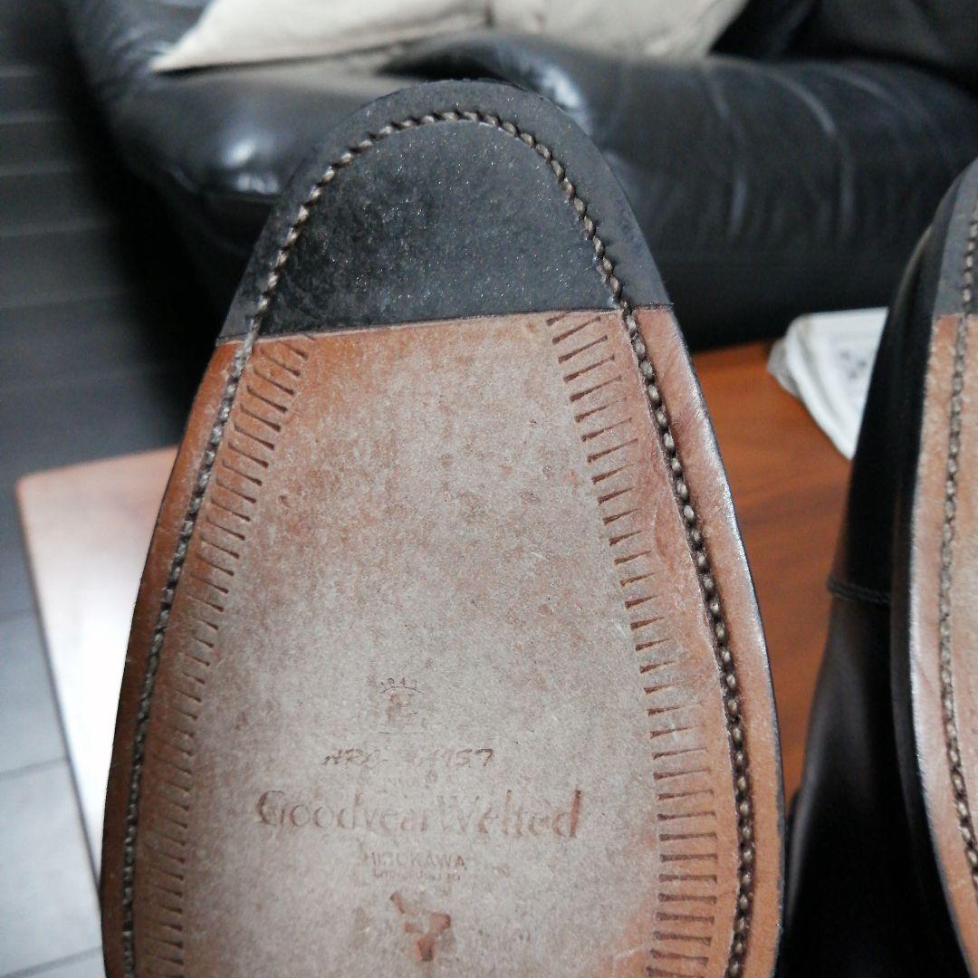 ダブルモンク 26.5cm スコッチグレイン