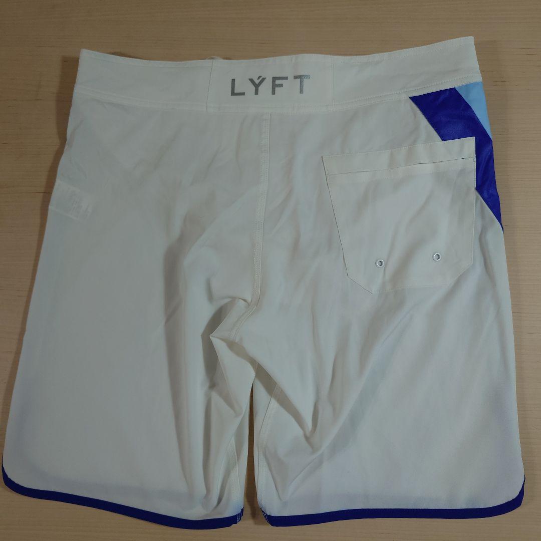 LYFT 水着 Lサイズ ホワイト/ブルー LYFT