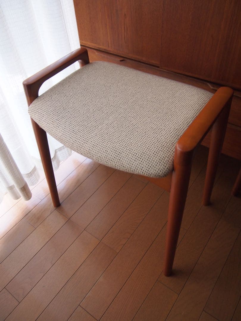 ミナペルホネン マルニ木工 ハンドメイド スツール タンバリン 生地 チェア