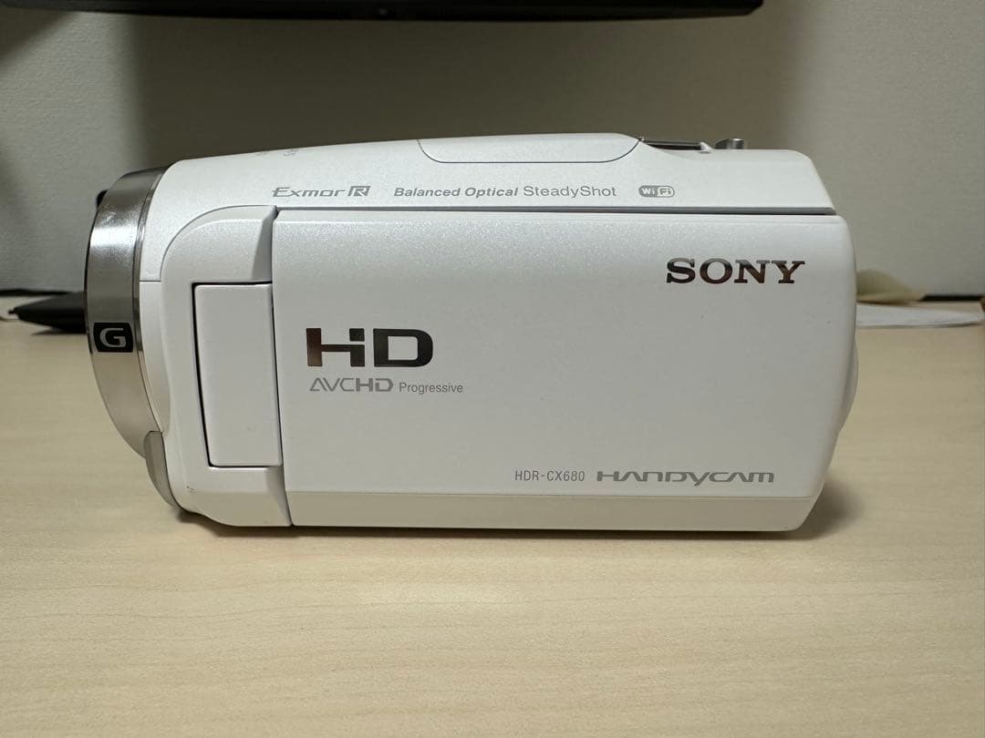 ねこ) SONY ハンディカム HDR-CX680 ホワイト