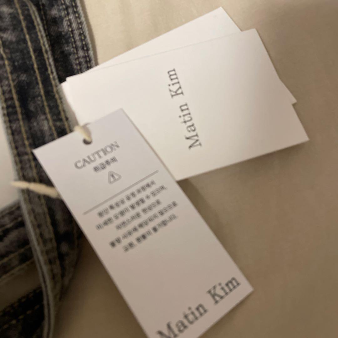 Martin Kim デニムグレーショルダーバッグ