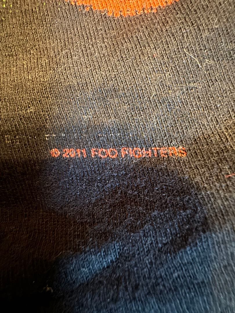 FOO FIGHTERS 2011年バンT黒サイズ表記M美品 - メルカリ