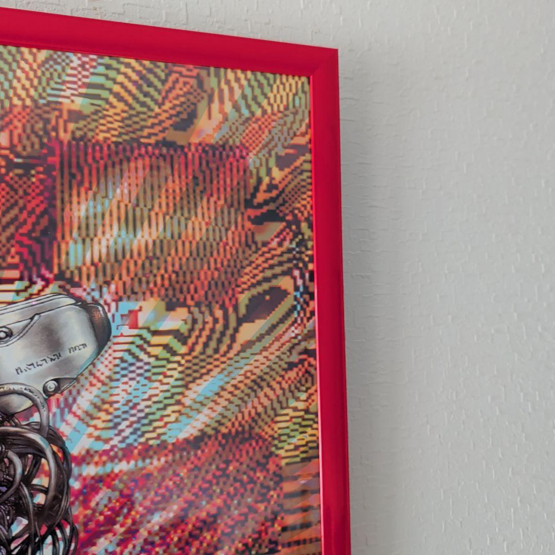 攻殻機動隊 士郎正宗 1990年代 ヴィンデージポスター B3 レッド