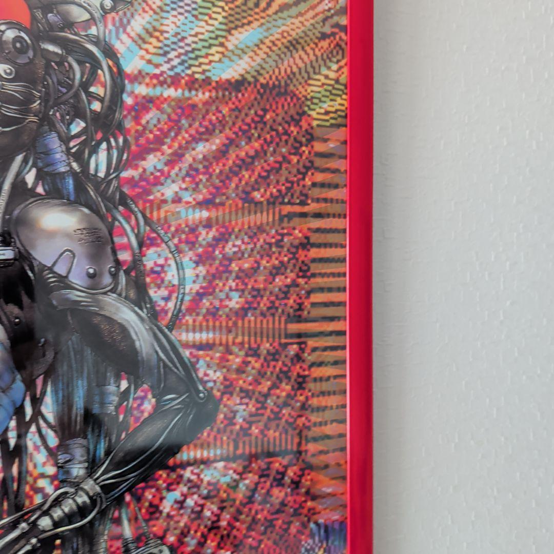 攻殻機動隊 士郎正宗 1990年代 ヴィンデージポスター B3 レッド