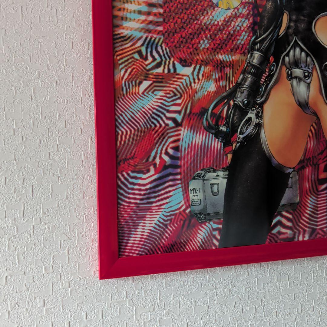 攻殻機動隊 士郎正宗 1990年代 ヴィンデージポスター B3 レッド