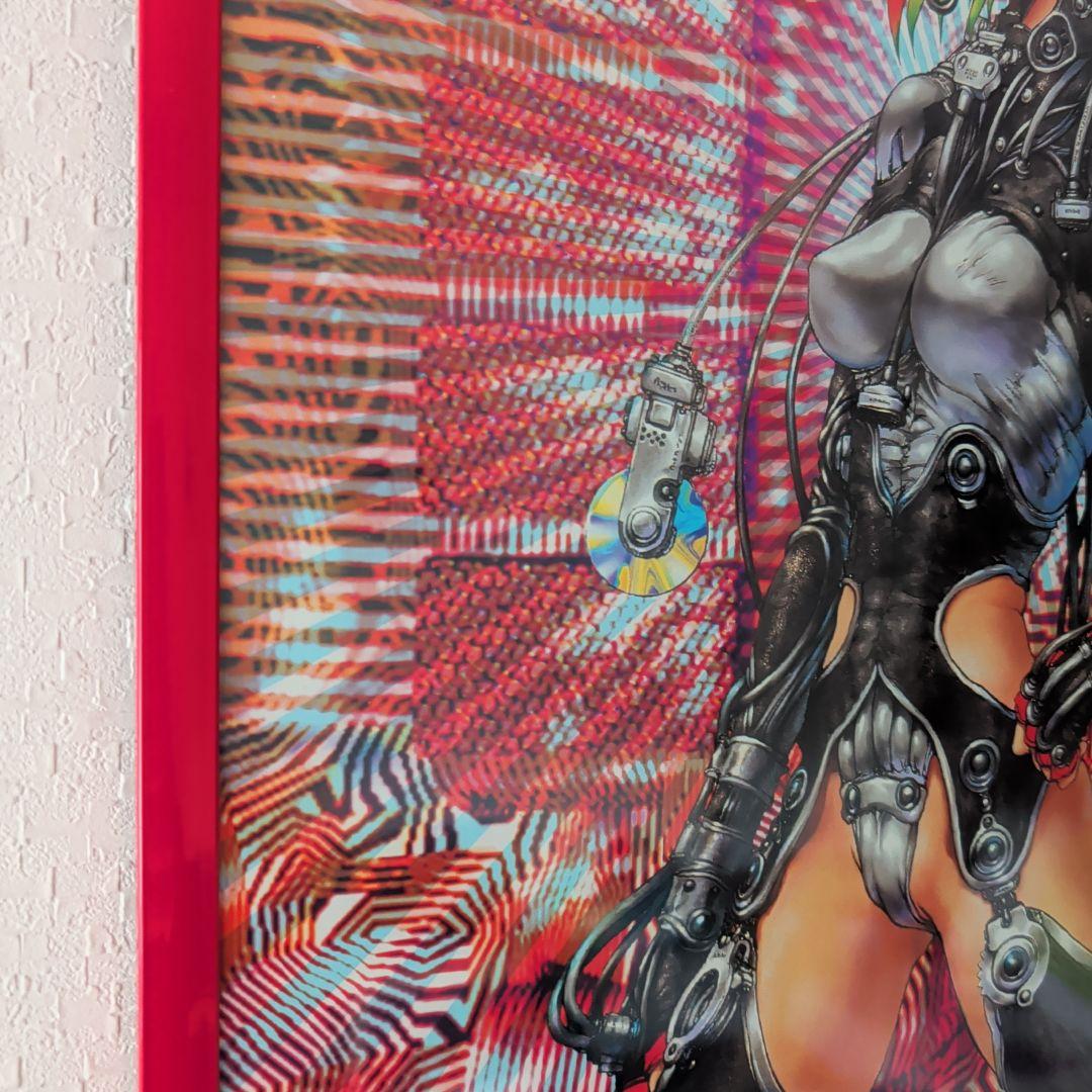 攻殻機動隊 士郎正宗 1990年代 ヴィンデージポスター B3 レッド