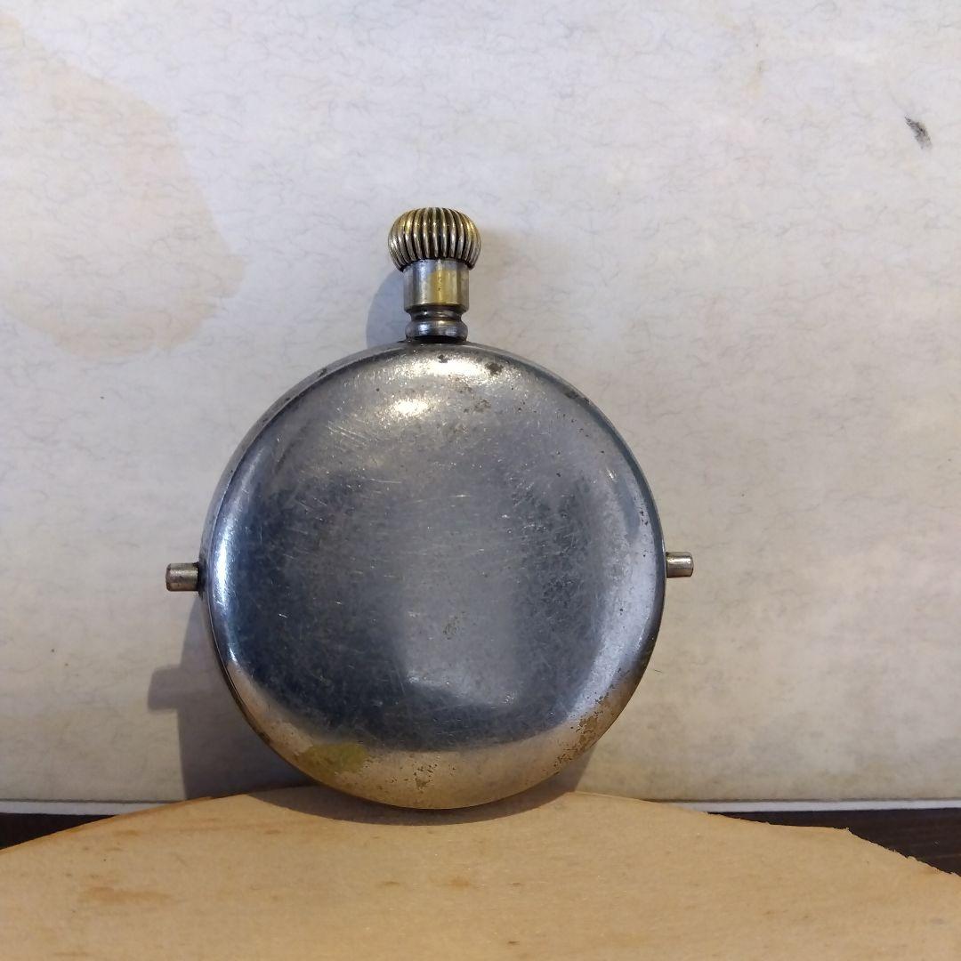 懐中時計タイプ置時計、懐中時計 手巻きスモセコ アンソニア 整調済