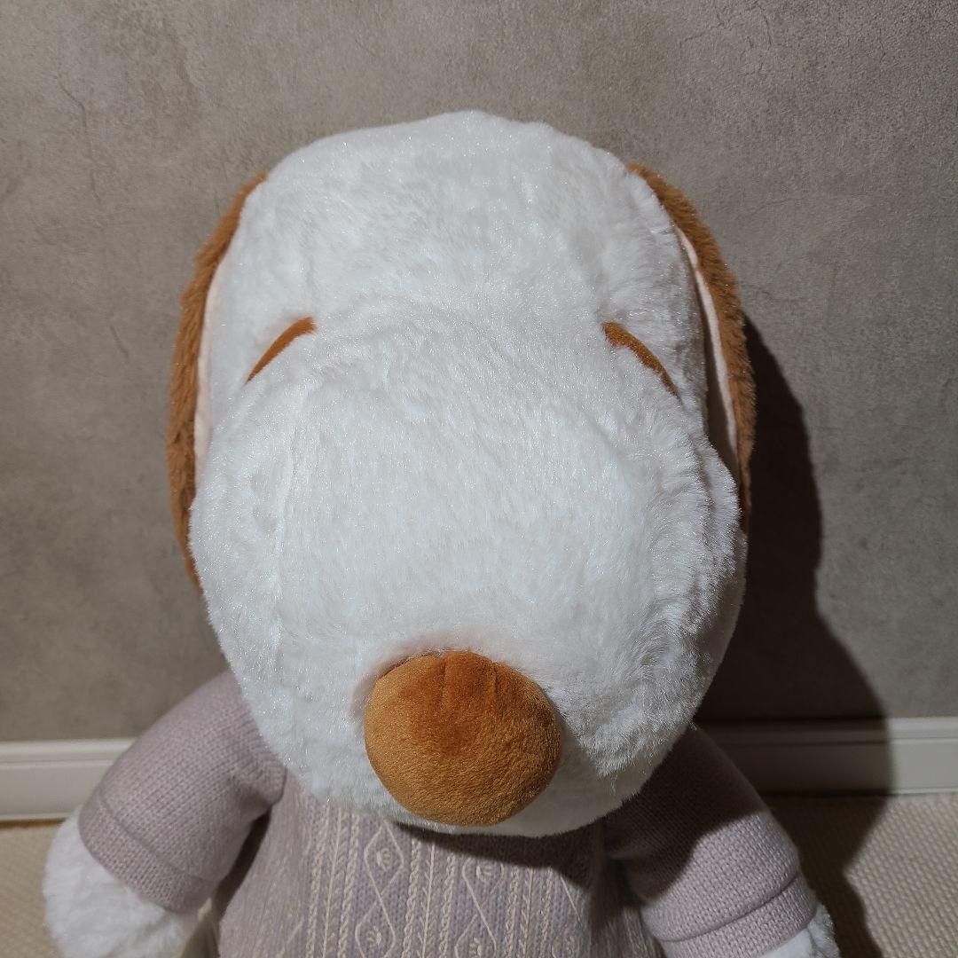 USJ　ユニバーサルスタジオ　スヌーピー　ぬいぐるみ　クリスマス　ニット　ビック