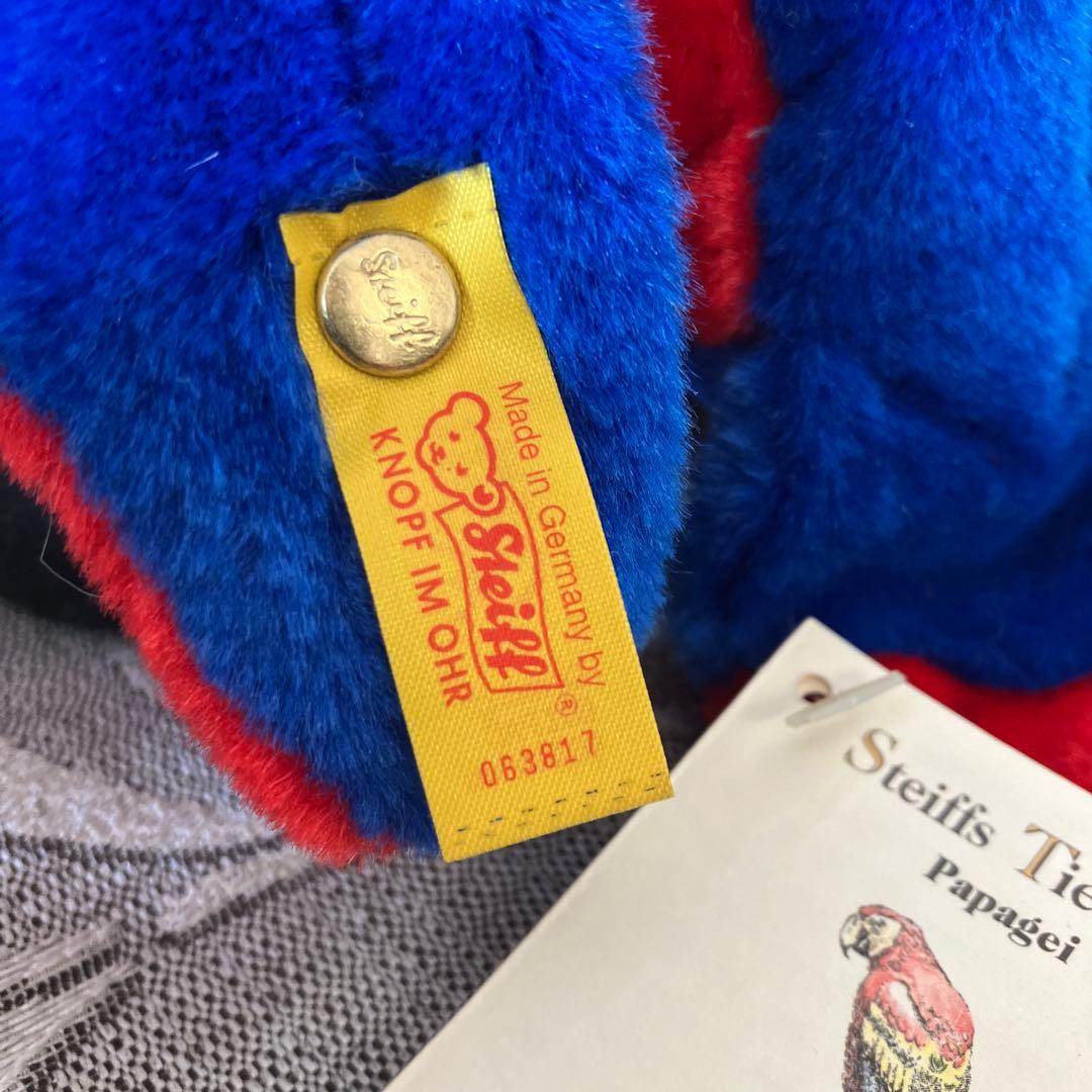 Steiff Lore オウム ぬいぐるみ