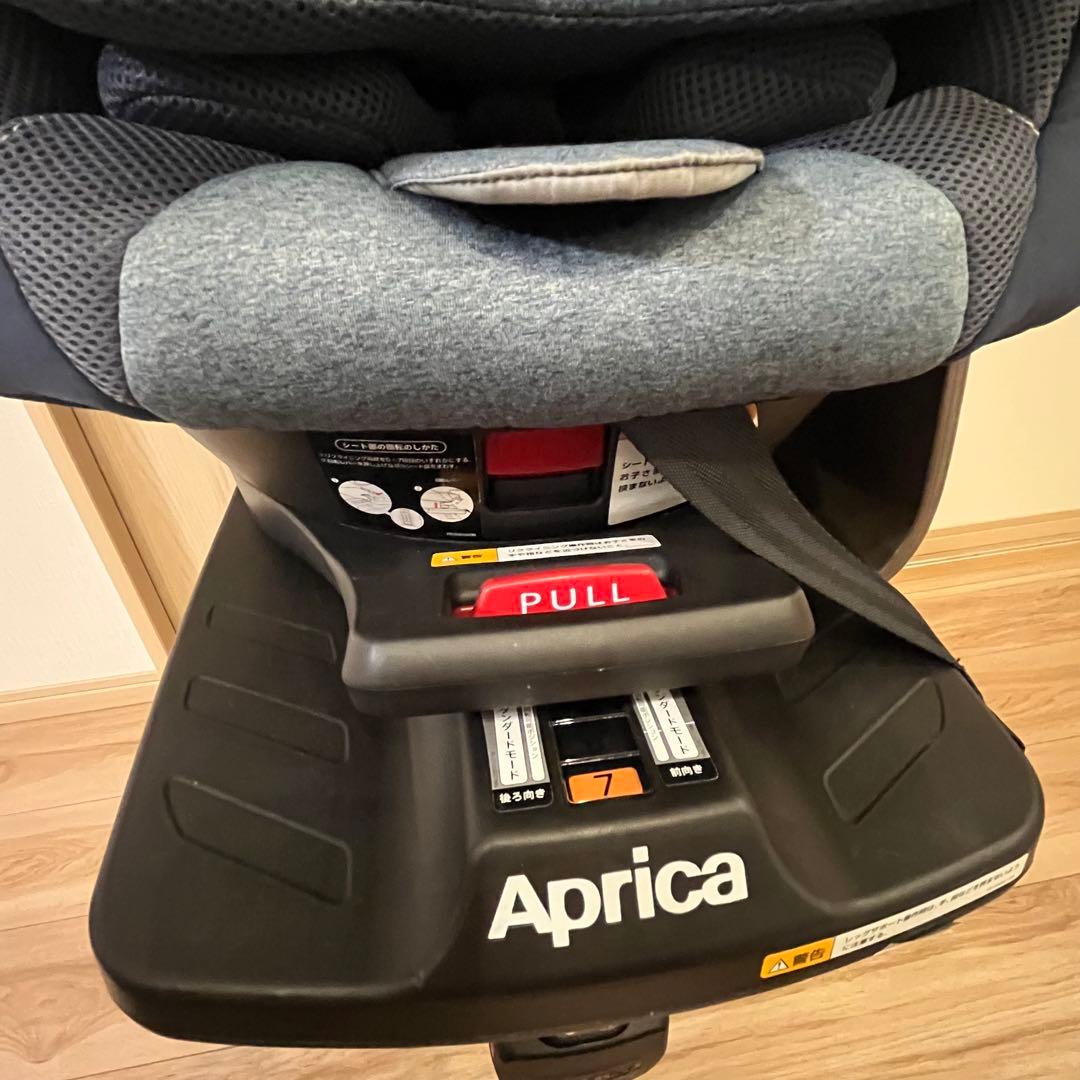 Aprica クルリラ AD ライトネイビー　チャイルドシート　ISOFIX