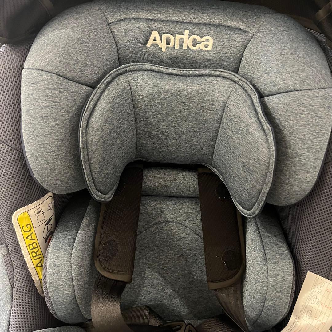 Aprica クルリラ AD ライトネイビー　チャイルドシート　ISOFIX