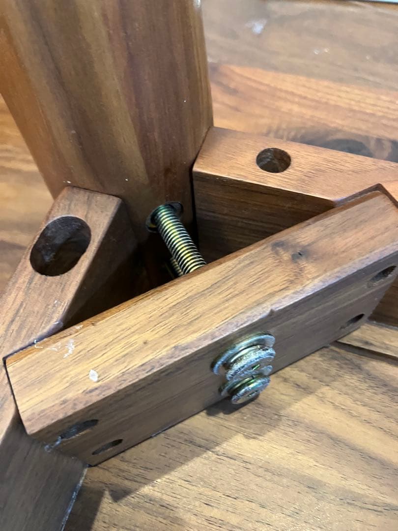 ダークブラウン 木製 ダイニングテーブル