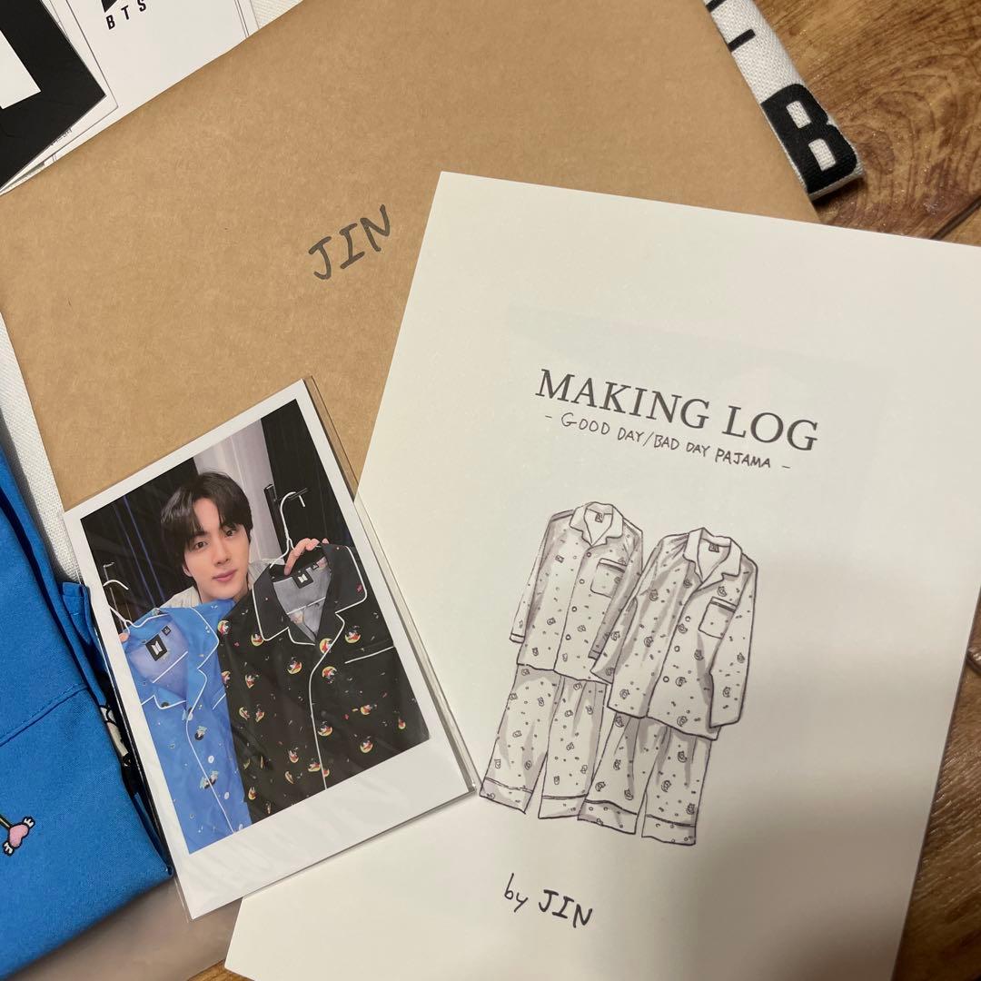 BTS ジン JIN GOOD DAYパジャマ Lサイズ 未使用