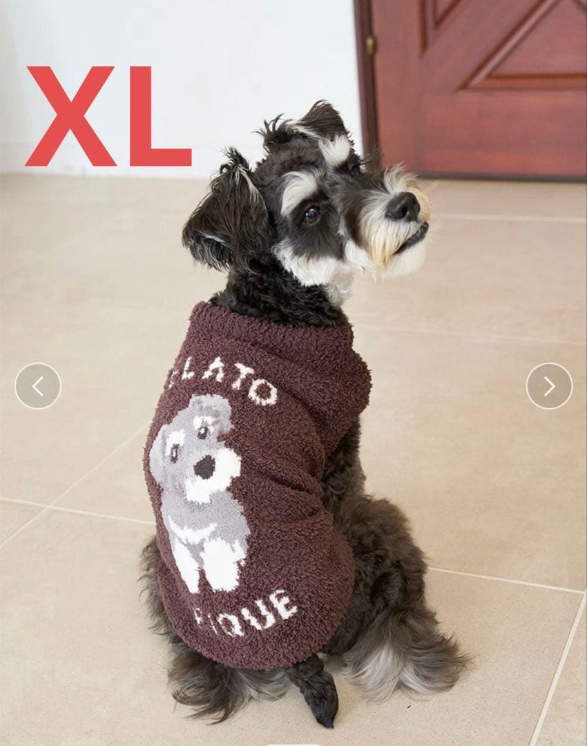 ジェラートピケ ベビモコシュナウザージャガードプルオーバーXLサイズ