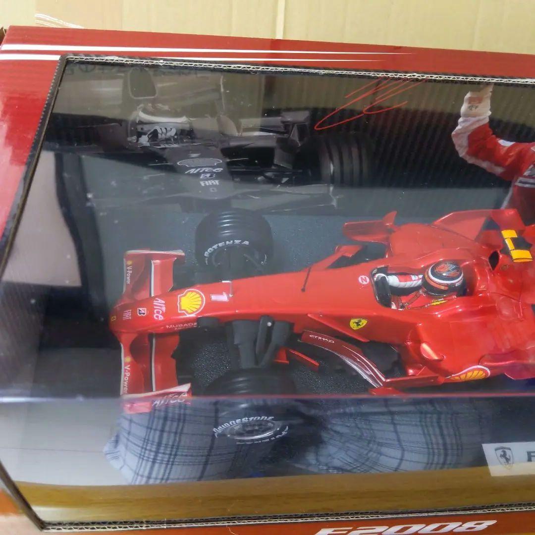 ぺち 1/18 フェラーリ　f2008 ライコネン