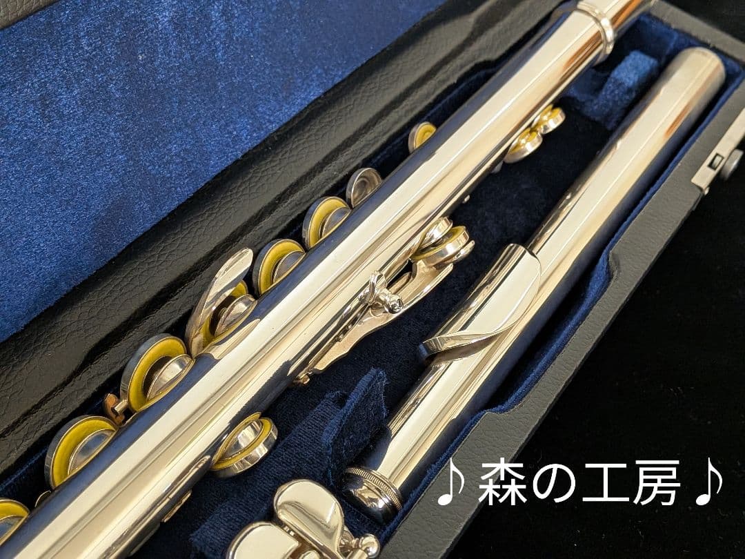 商談中【みやま】頭部管銀製・ヤマハフルート YFL311Ⅱ Eメカ