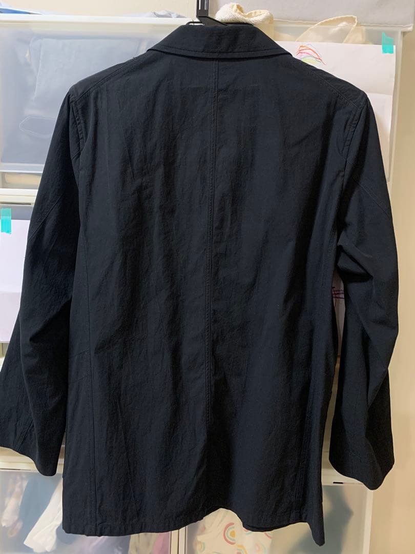 メンズ　アウター　ジャケット　ブラック　薄手　22ss