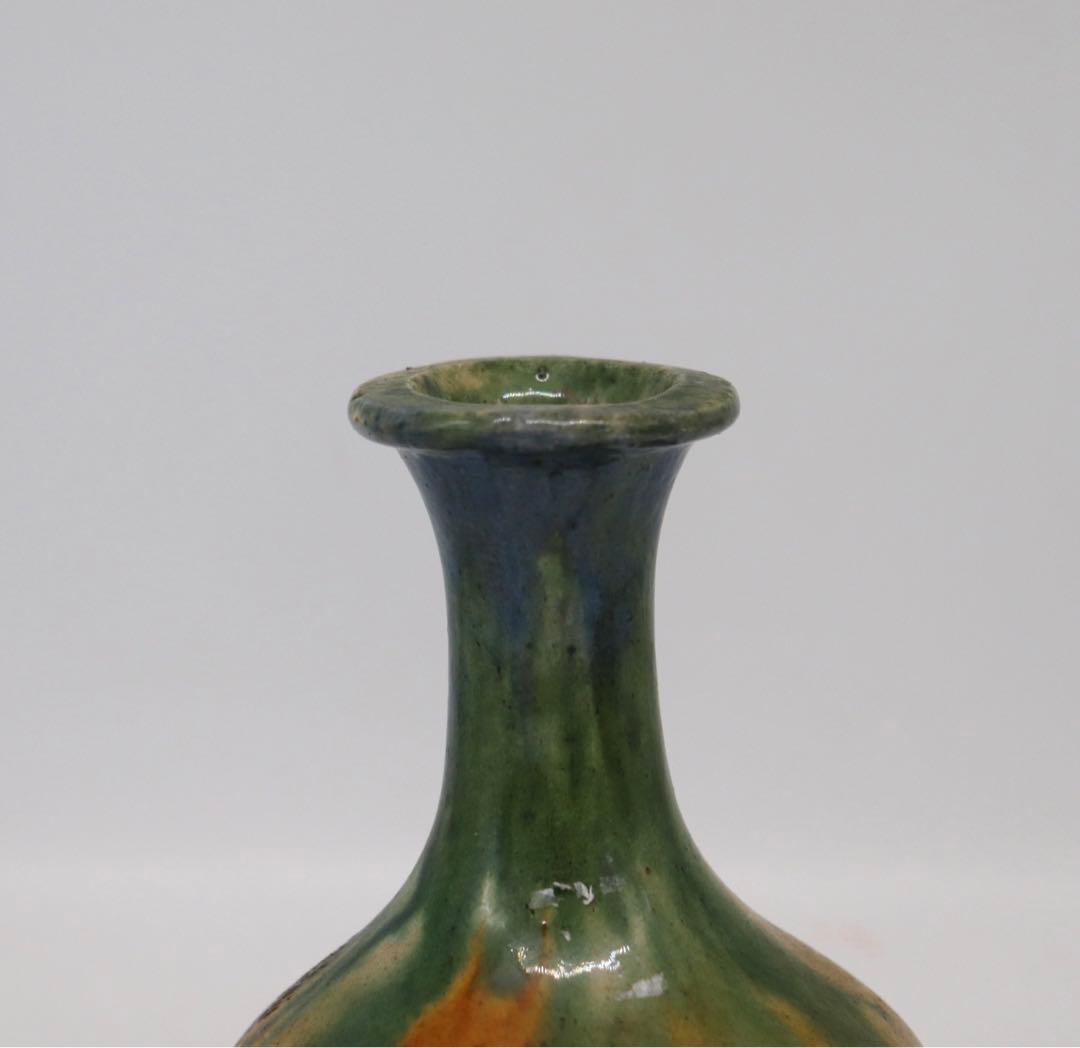 中国 唐三彩 瓶 アンティーク 送料込み1118