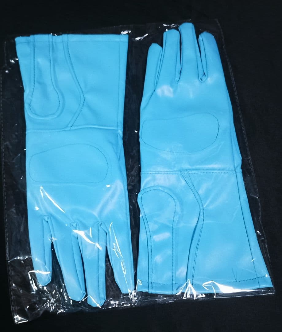 ★未使用 コスプレ グローブ ライト ブルー コスチューム 1号 2号 手袋