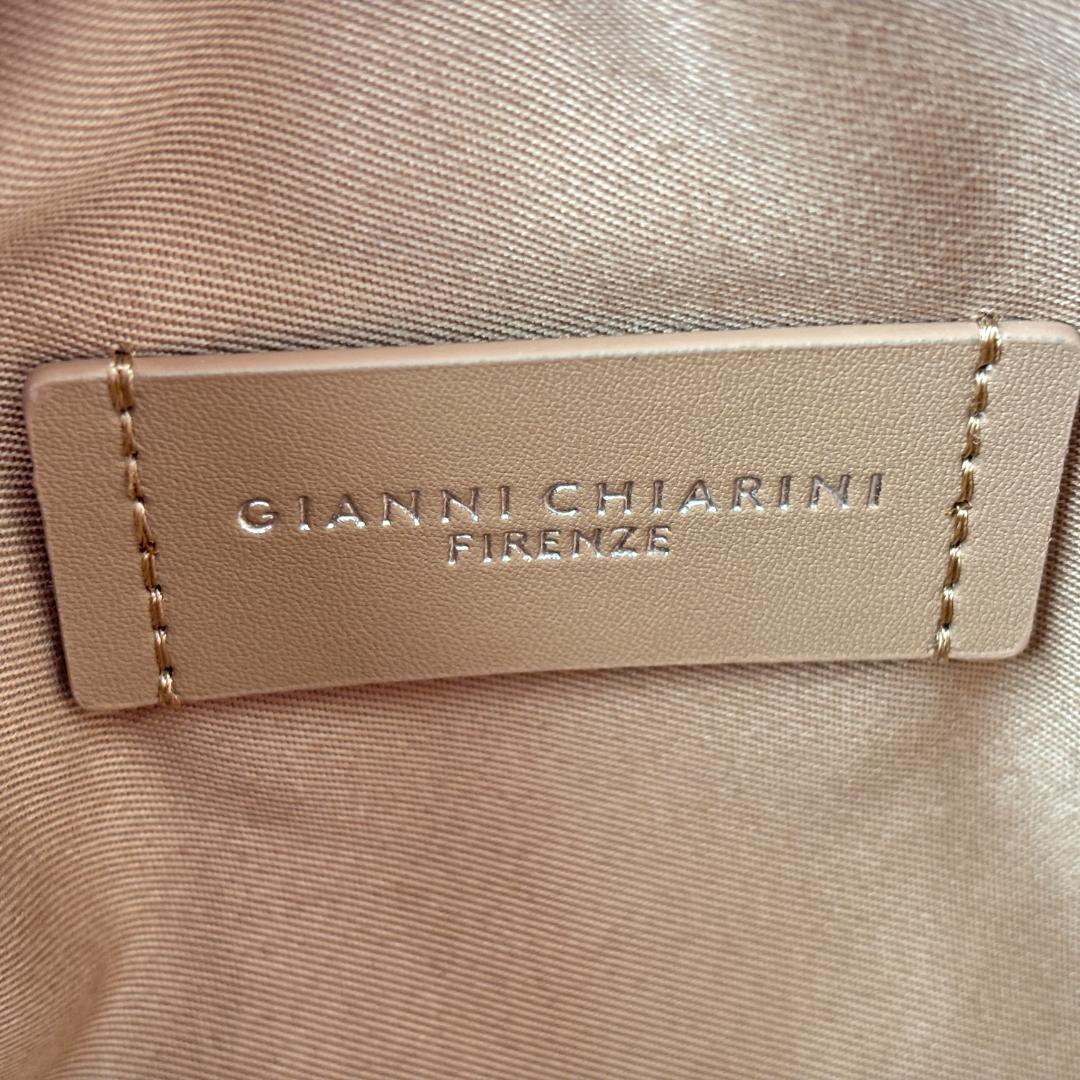 未使用 ジャンニキアリーニ ALIFA 2way ショルダーバッグ ベージュ