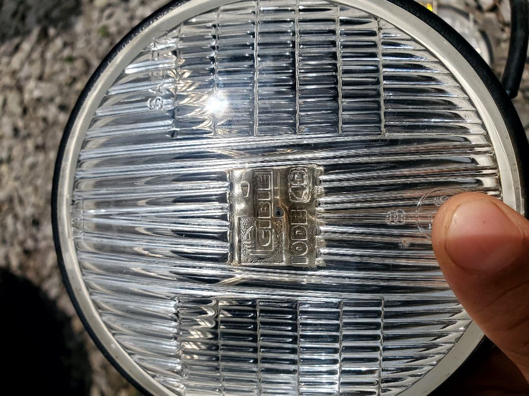 シビエ デュアルカウル用ヘッドライト 当時物 旧車