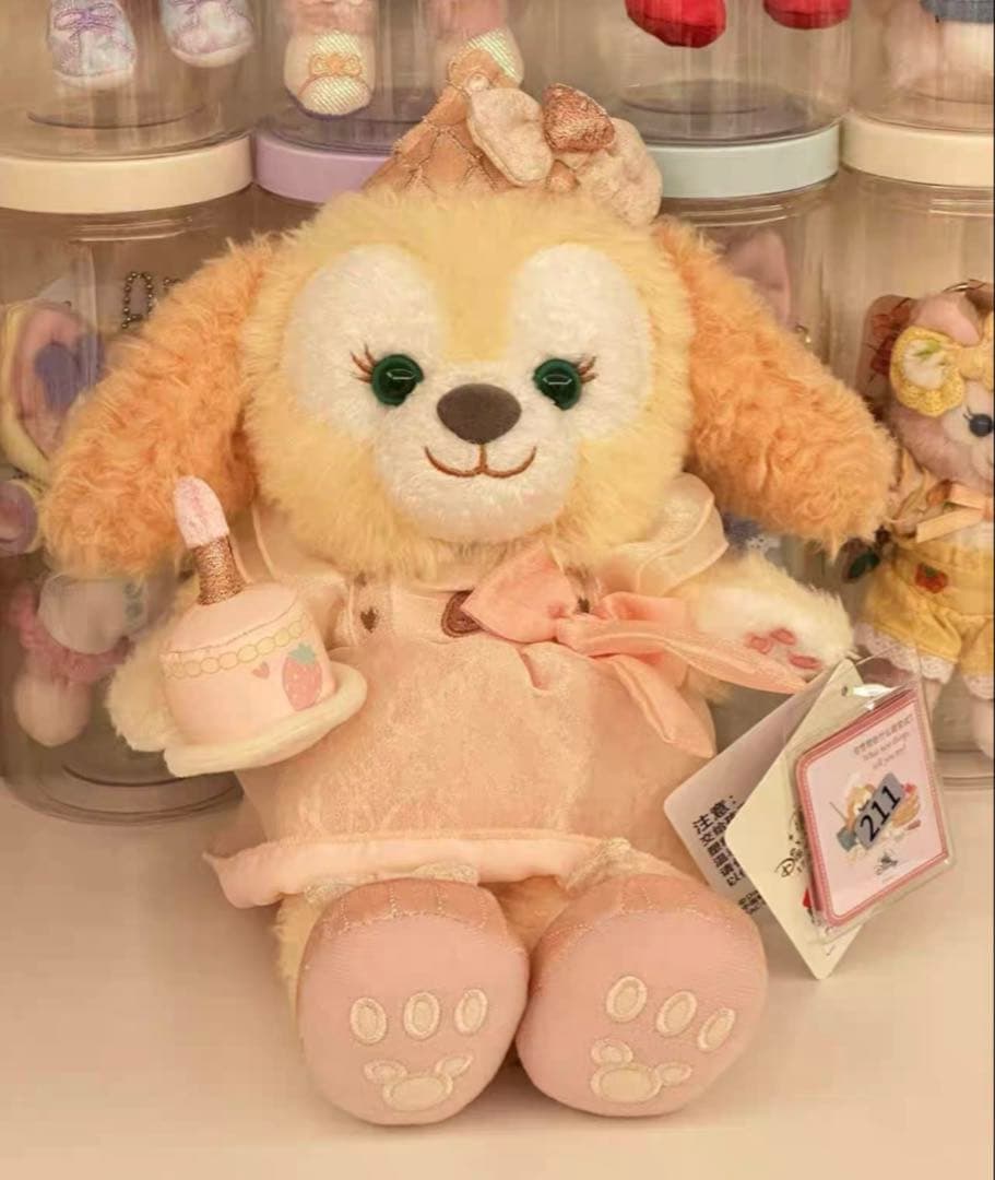 【お顔厳選】新作　上海ディズニー　バースデー　クッキーアンぬいぐるみSSサイズ