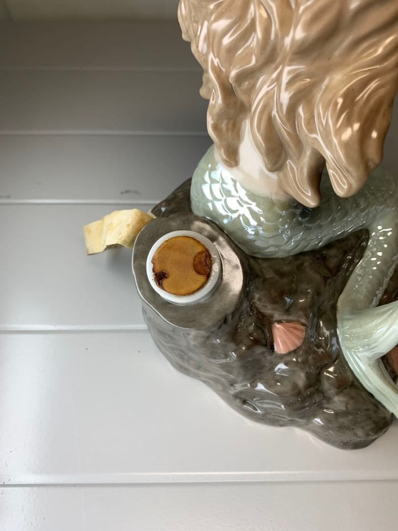 現状品】ナポレオン ブランデー シレーナ 人魚 陶器ボトル 古酒