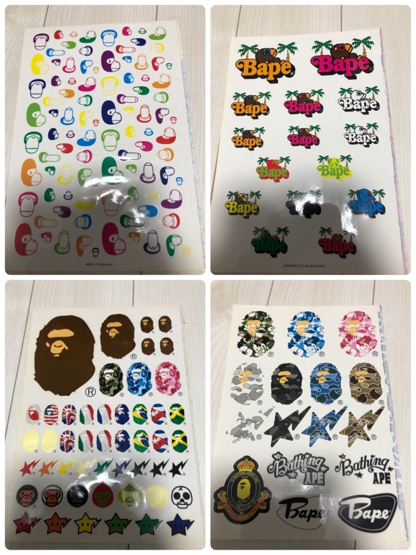 APE Supreme など　シール　ステッカー　まとめ売り