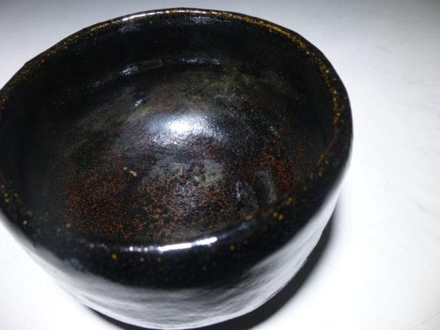 楽吉左衛門 五代 宗入 黒茶碗／楽吉左衛門 十代 旦入極め
