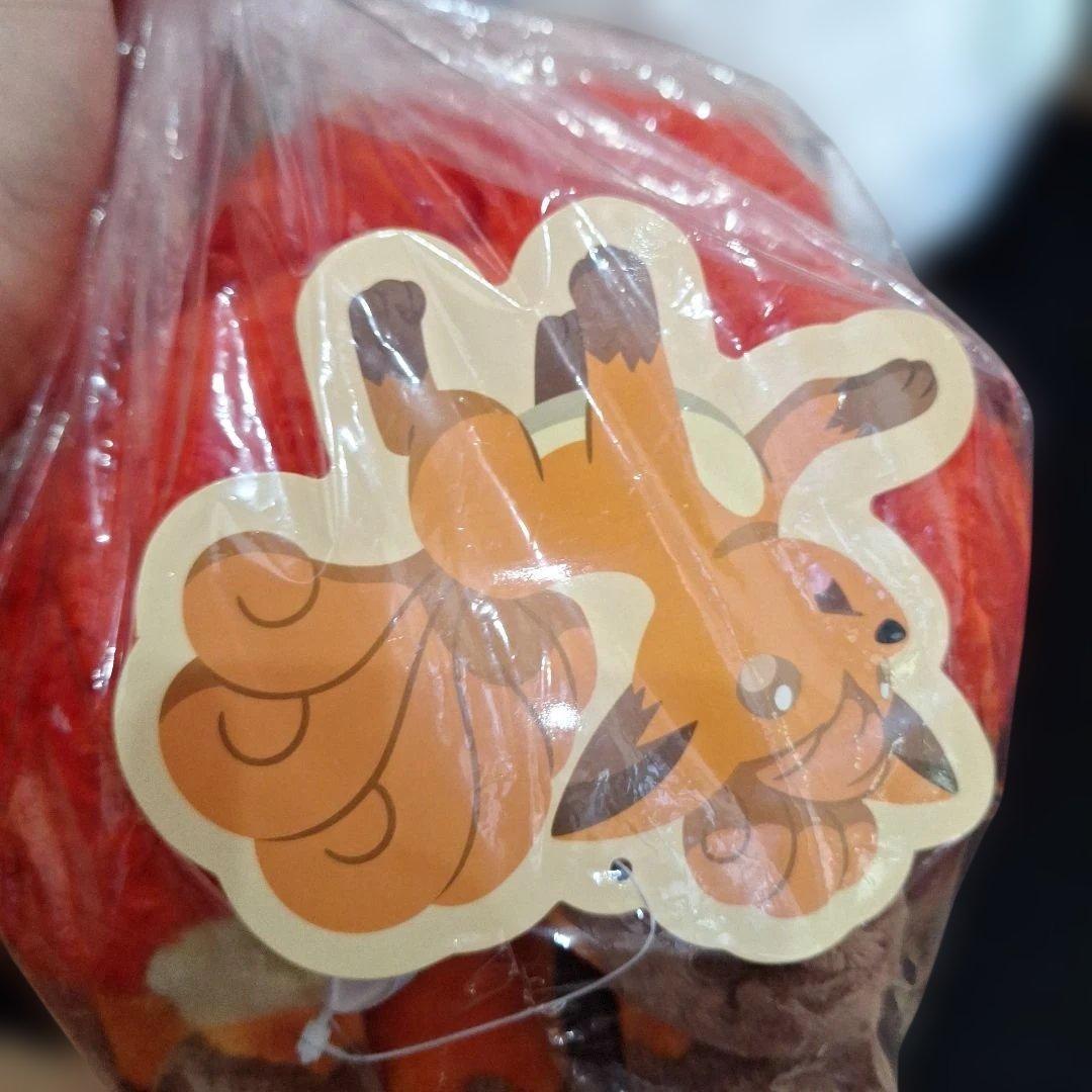 新品　タグ付き　ポケモンセンター　ロコン　アローラロコン　ふわふわ　ぬいぐるみ