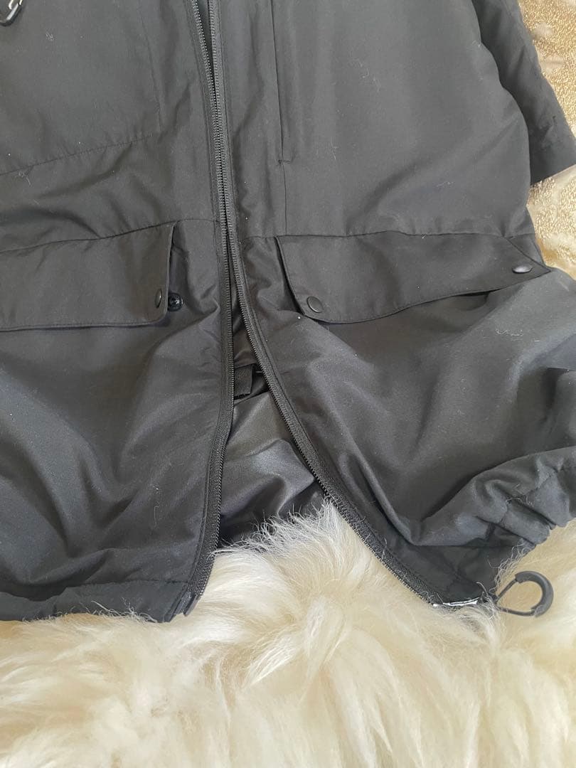 ウインドコア ファンジャケット 半袖黒Mサイズ