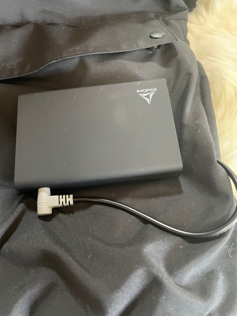 ウインドコア ファンジャケット 半袖黒Mサイズ