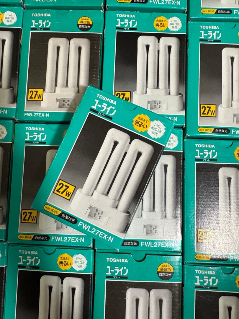 東芝 FWL27EX-N 30個 ユーラインプラット 未使用 東芝 FWL27EX-N 30個 ユー