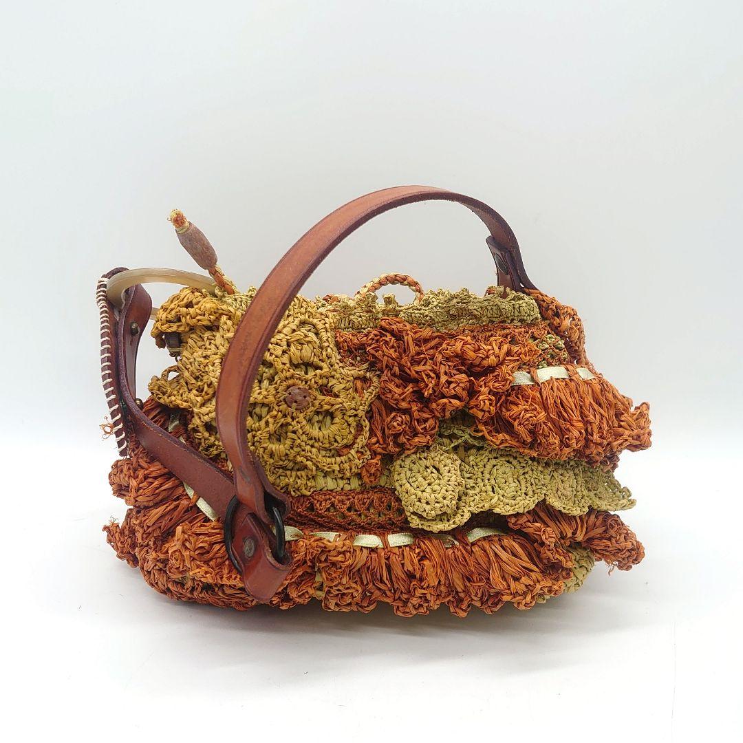 JAMIN PUECH レディース ラフィア ハンドバッグ