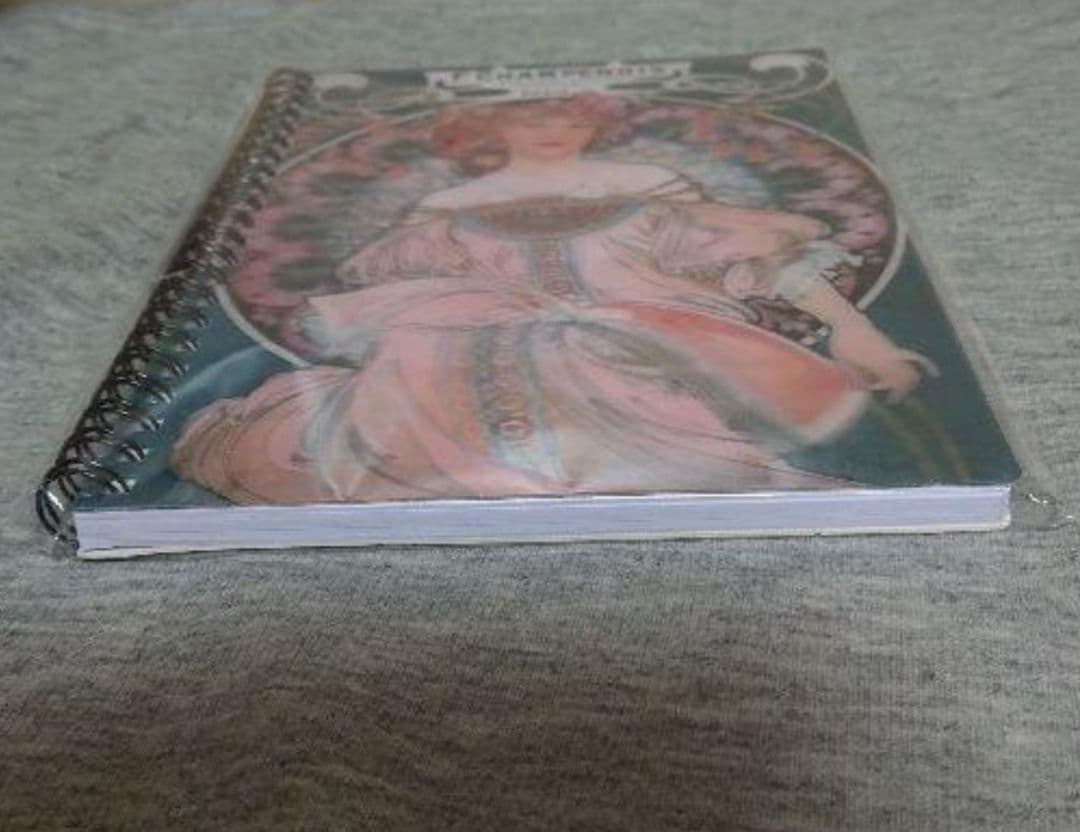 美術展グッズ☆ミュシャ☆３Ｄ《夢想》表紙ノート