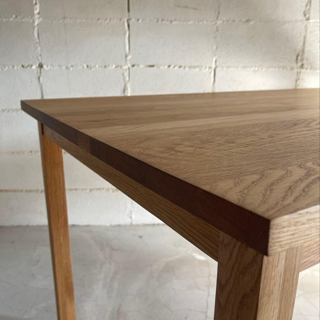 無印良品 MUJI ダイニングテーブル　オーク無垢材　140サイズ　節ほぼ無し