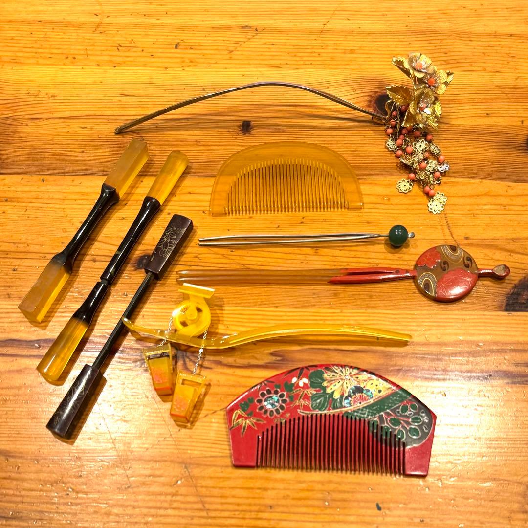 夜の鶴80cm淡いピンク撥水生地日華クラーク傷みあるが外袋有未使用