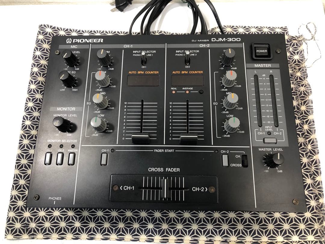 pioneer dj パイオニア DJM-300 フェーダーメンテナンス