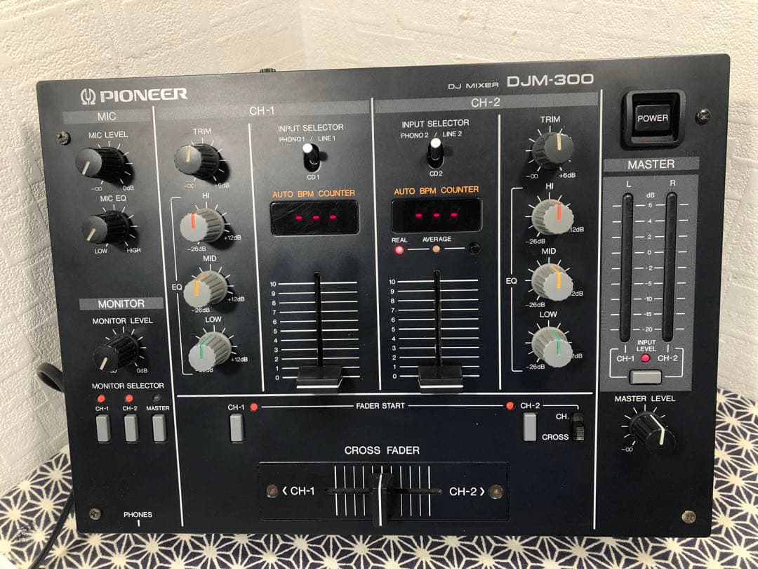 pioneer dj パイオニア DJM-300 フェーダーメンテナンス