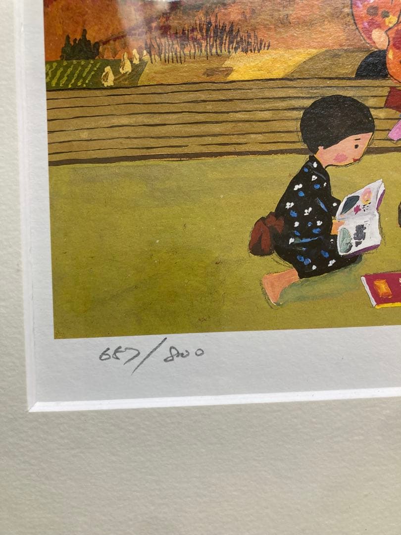 Hana様専用】谷内六郎 版画 「紙ふうせん」657/800