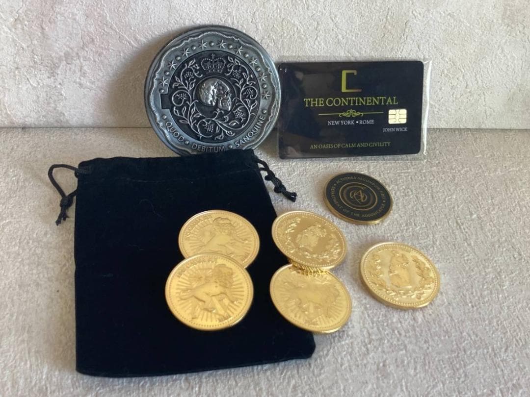 ジョン・ウィック 血の誓印/コンチネンタルホテル コイン/カード」 jo-db