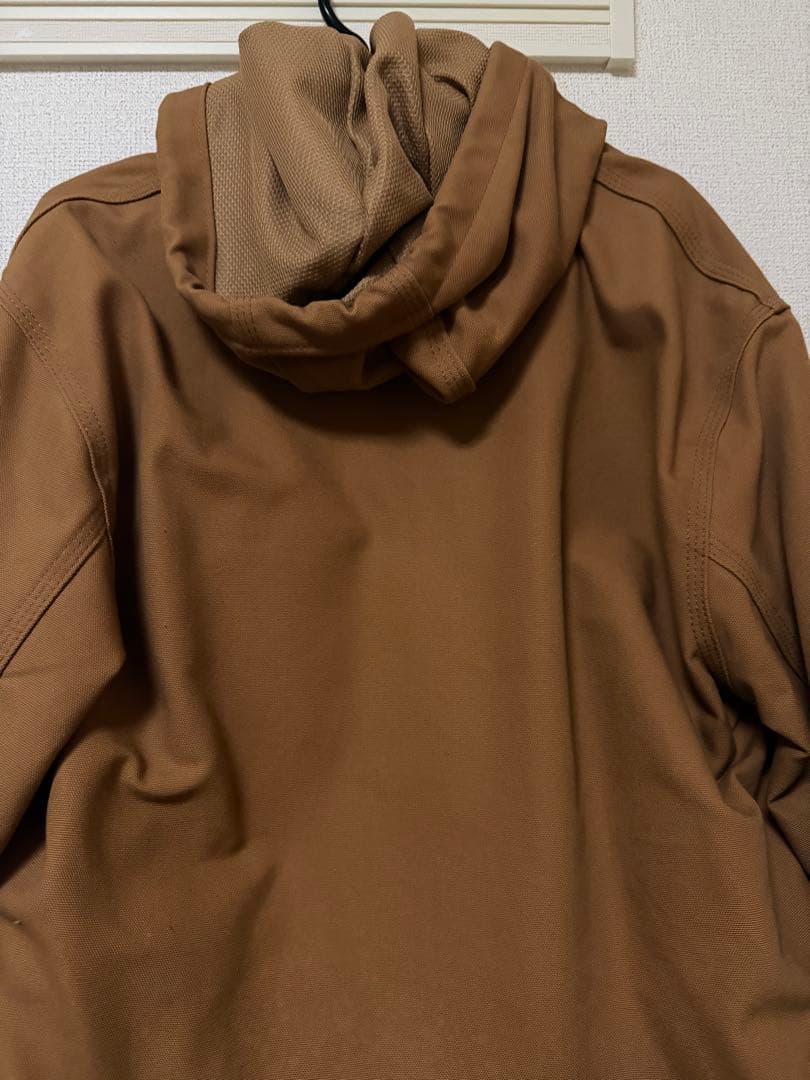 Carhartt ブラウン フード付きジャケット