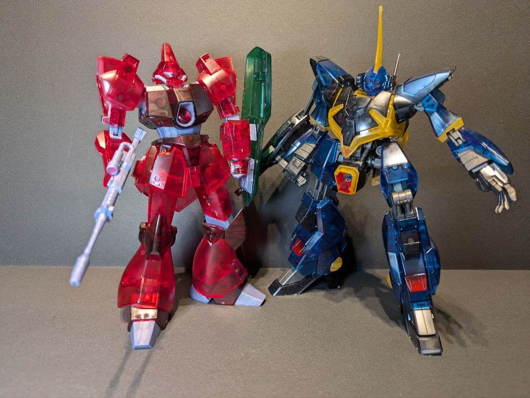 HG1/144 ガルバルディβクリアカラー＆バーザムクリアカラー2体セット